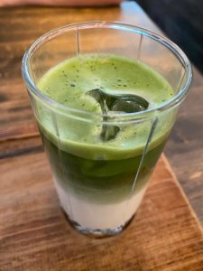 Hidden Coffee Roasters iced matcha latte