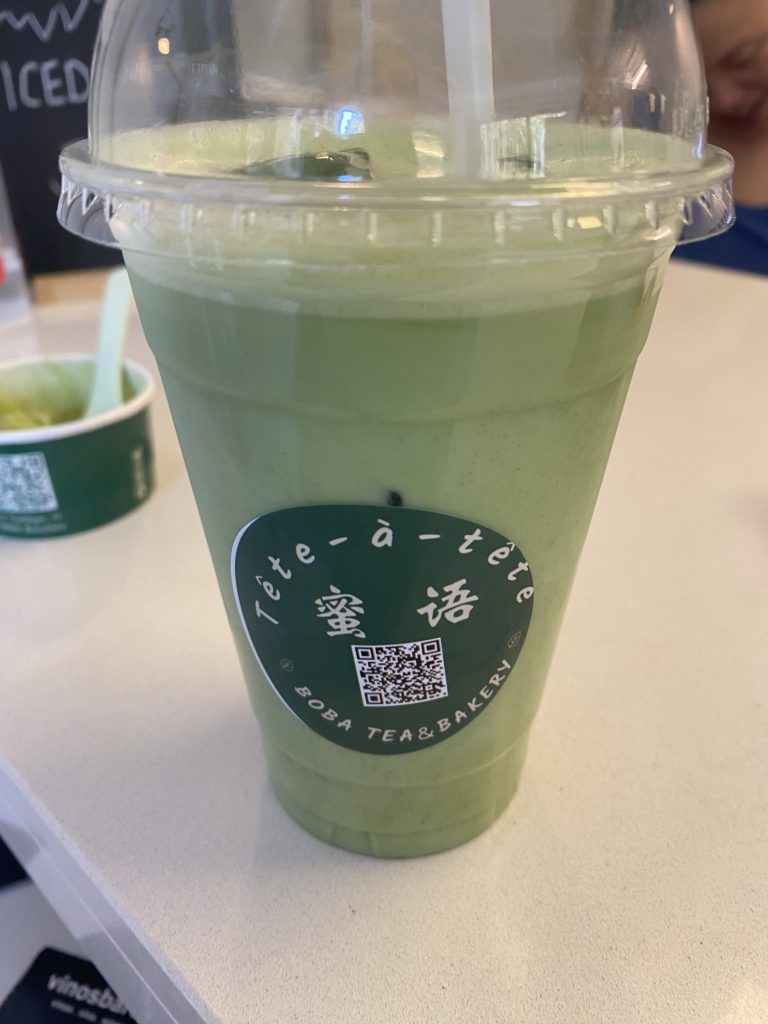 matcha latte tete a tete barcelona