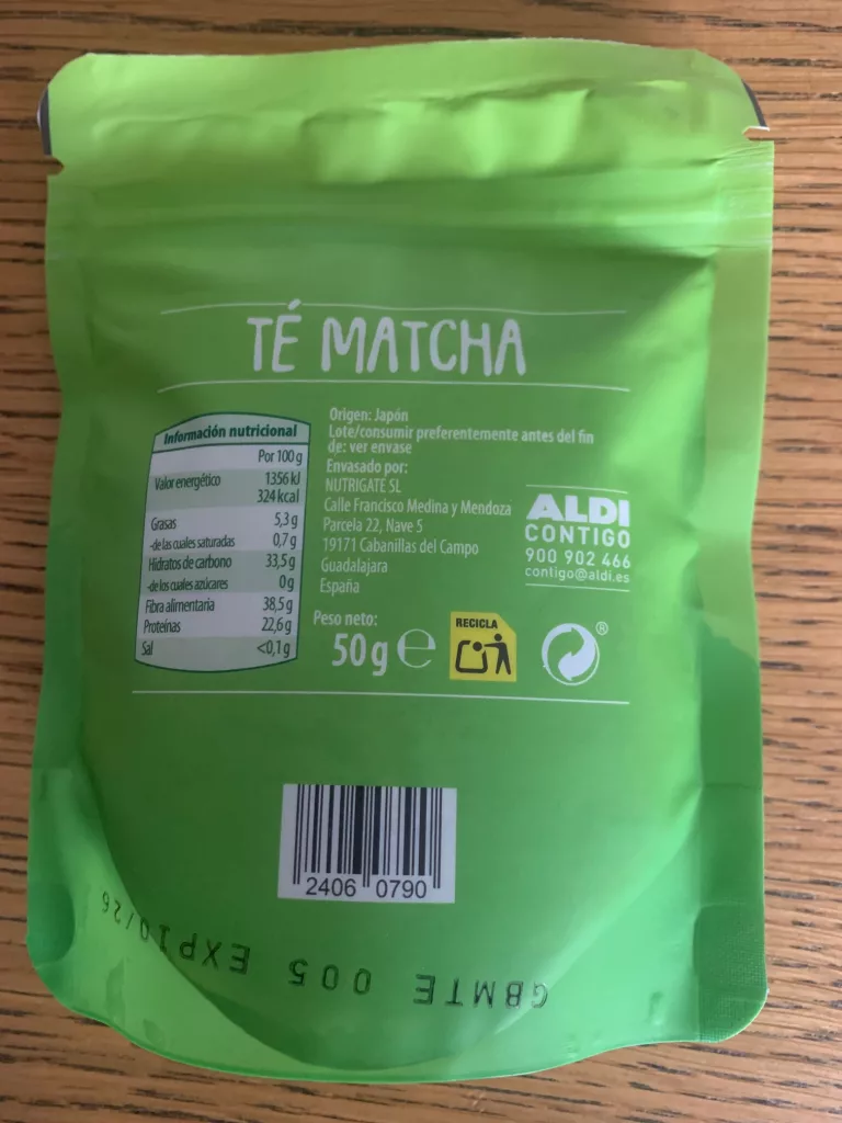 Té Matcha ALDI