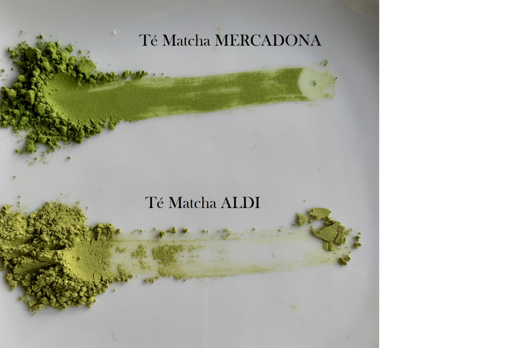 té matcha aldi vs té matcha mercadoma