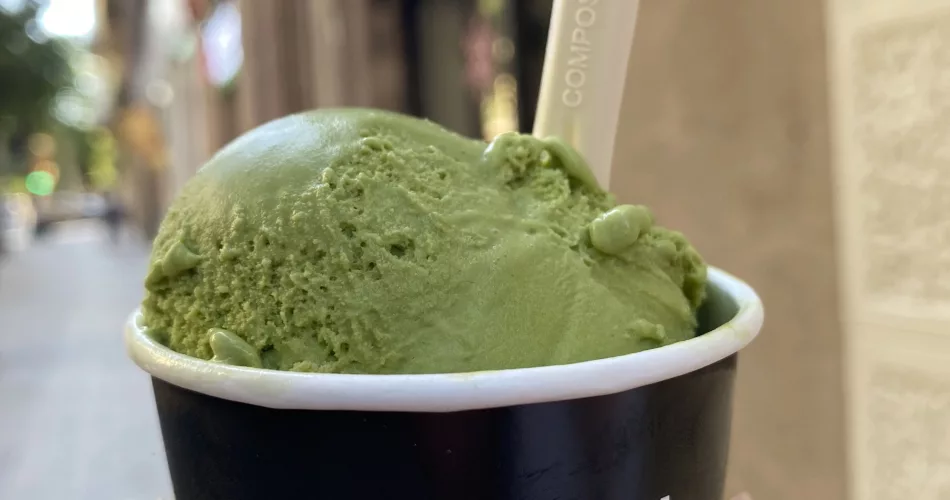 paral·lelo - helados de matcha en Barcelona